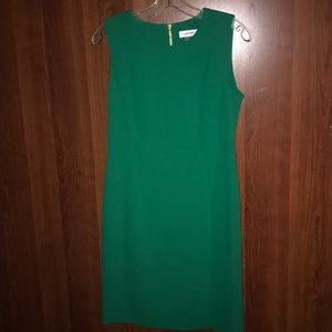 Calvin Klein green dress. NWT